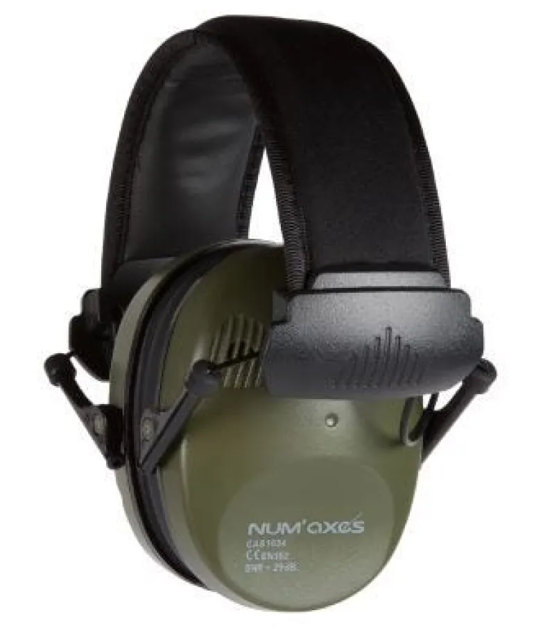 Casque antibruit électronique CAS1034 kaki NUM'AXES