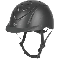 Casque d'équitation Nerron noir T.51-54 cm