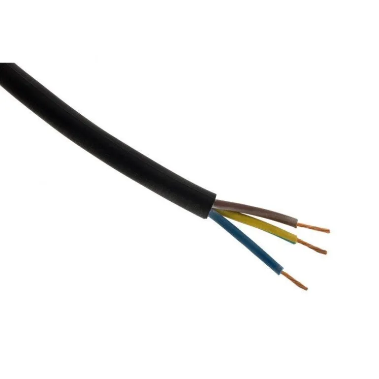 Câble caoutchouc H07RN-F 3G1,5 noir - Vendu au ml