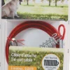 Câble d'attache pour chien sécurisé avec ressort ZOLUX