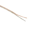 Câble HI-FI de section 2x 0,75mm² transparent 10ml