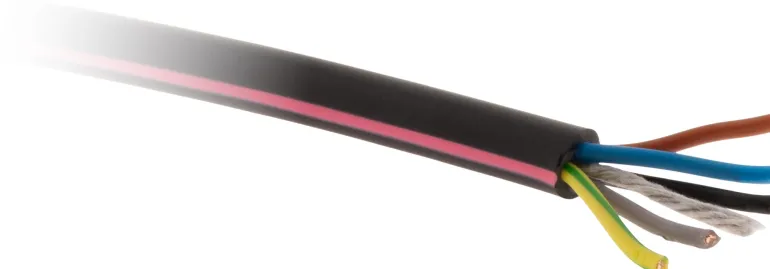 Câble électrique rigide 5G1,5 mm² - Vendu au ml