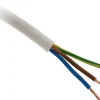 Câble électrique souple 3G1,5 mm² blanc - Vendu au ml