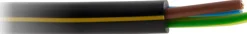 Câble rigide U1000R2V 3G2,5mm² noir 10m
