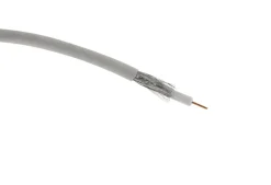 Câble souple TV Coaxial 21 VATCA PH blanc 25m
