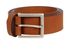 Ceinture en croûte de cuir marron 35 mm x 120 cm