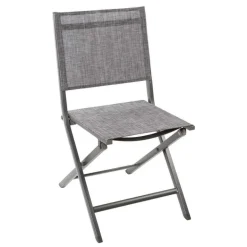 Chaise pliante Censo 57x47x88cm gris mat/anthracite