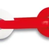 Chaîne de signalisation Ø8mm rouge/blanc - Vendu au mètre