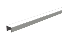 Chant PVC profil U rigide blanc 16 mm L.2,75 m