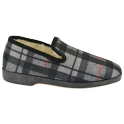 Charentaise Chakil en textile et laine gris