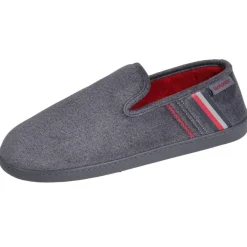 Charentaise marine chiné avec semelle ergonomique ISOTONER