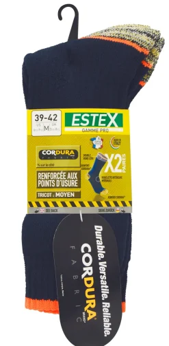 Chaussettes Lens pour chaussures de sécurité 39/42 (x2)