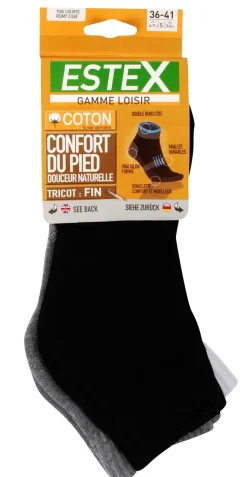 Chaussettes Romy lot de 3 paires coloris assortis
