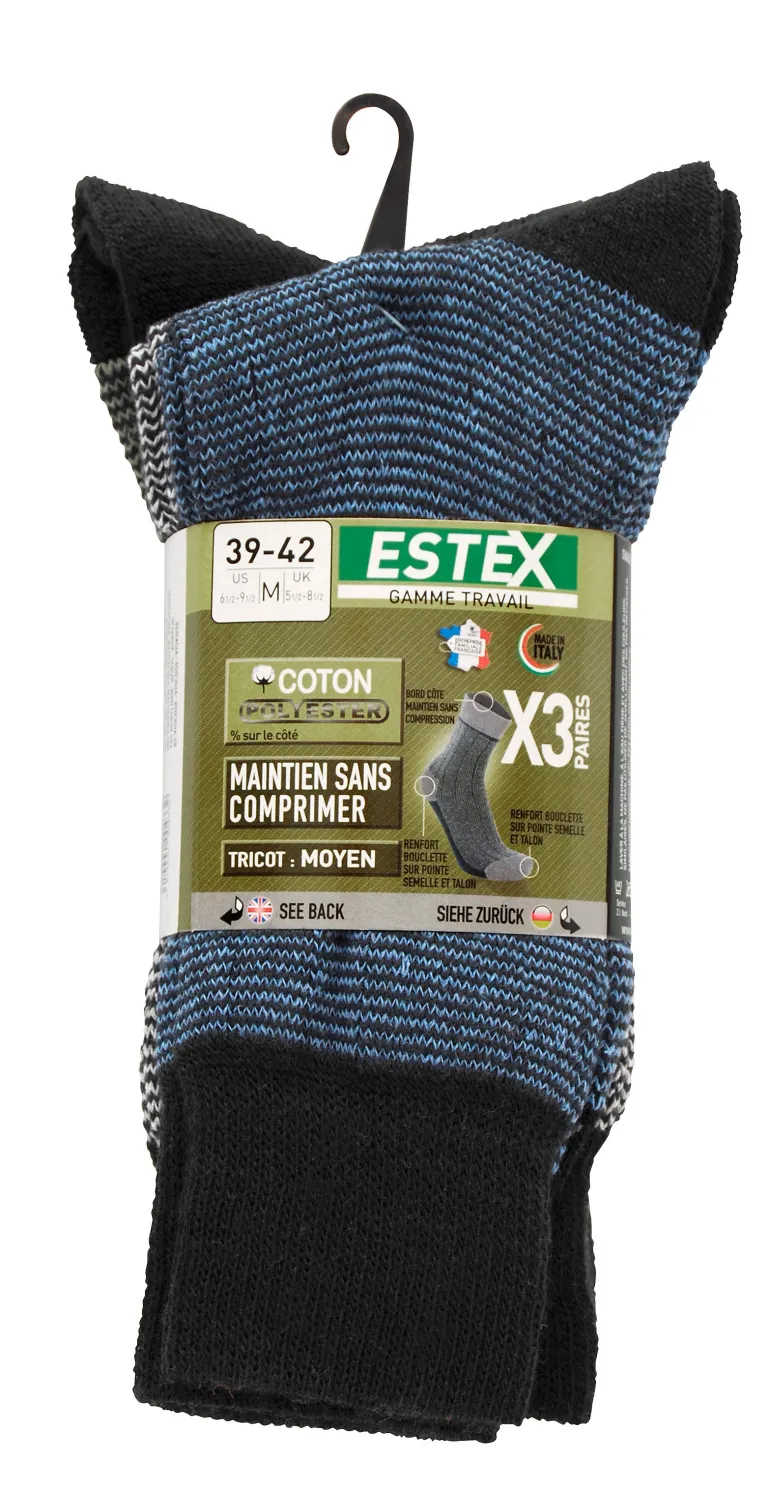 Chaussettes Carling spéciale brodequins 39/42 (x3)