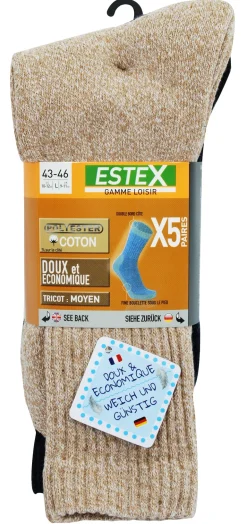 Chaussettes Homme New Quinto 43/46 - Lot de 5 paires