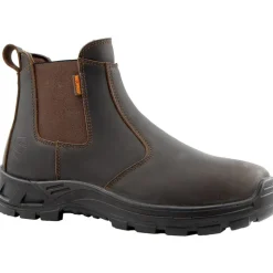 Chaussures de travail hautes Solden marron SOLIDUR
