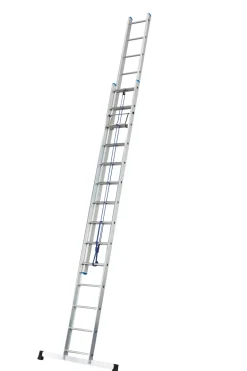 Échelle aluminium coulissante à corde 2 plans Brico