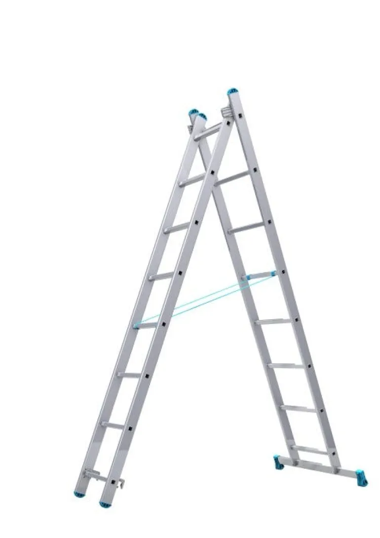Échelle transformable aluminium 2x8 2,27/3,67m Brico