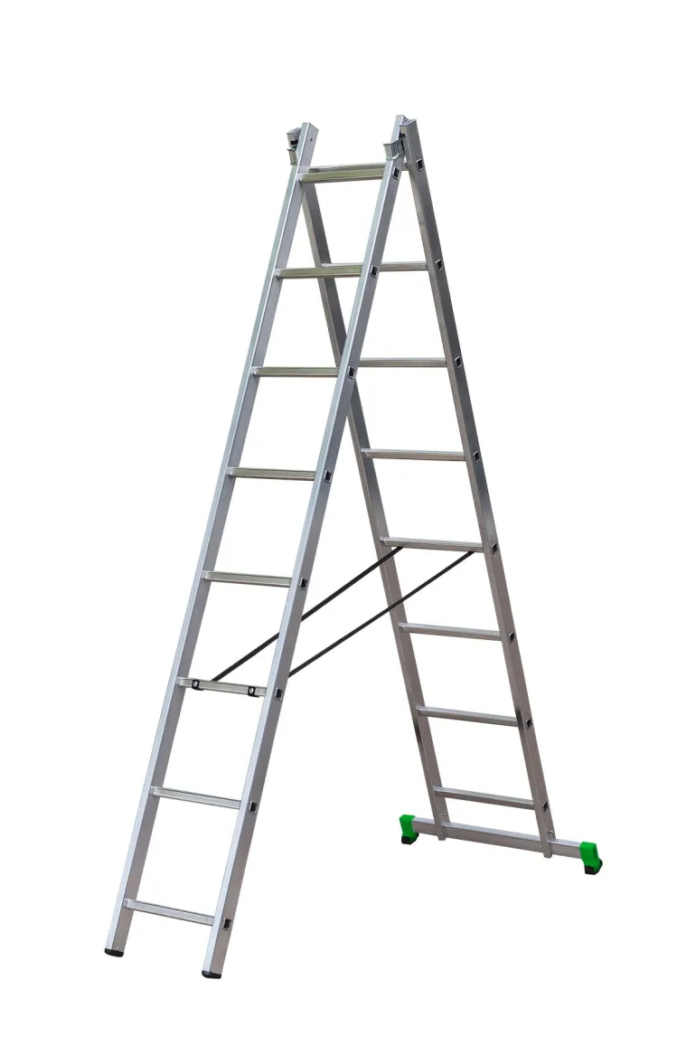 Échelle transformable 2 plans aluminium 2,30 m