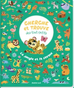 Cherche et trouve des tout-petits - La jungle et la savane
