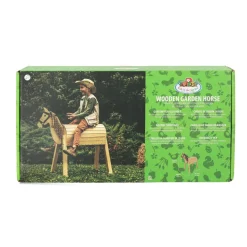 Cheval de jardin en bois