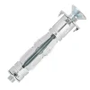 Cheville corps creux acier zingué M5 + vis TF acier (x12)