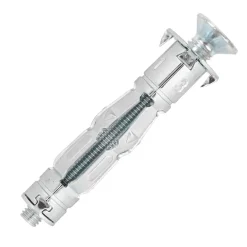 Cheville corps creux acier zingué M4 + vis TF acier (x12)
