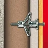 Chevilles métal à expansion Ø5x36mm + vis m5 (x16)
