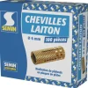 Chevilles laiton Ø6 mm x 40mm