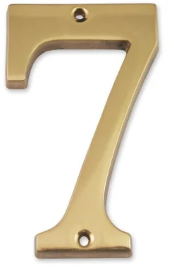 Chiffre en laiton massif N°7 H.97mm CHAPUIS