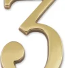 Chiffre en laiton massif N°3 H.97mm CHAPUIS