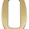 Chiffre en laiton massif N°0 H.97mm CHAPUIS