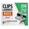 Clips lambris bois pose murale 3 mm