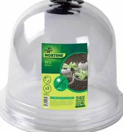3 Cloches potagères BELL transparentes ø0,25m