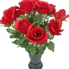 Cône funéraire de roses H 42 Ø 35 cm