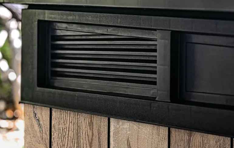 Coffre rangement Signature effet bois 2020L
