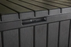 Coffre de jardin Kentwood en résine gris 350L KETER