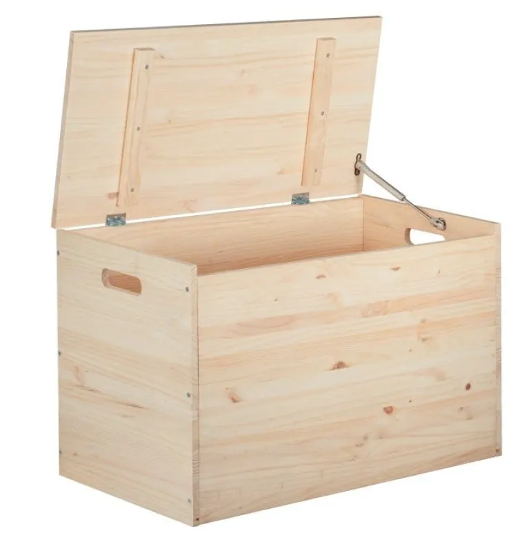 Coffre de rangement en pin