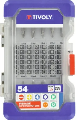 Coffret de 53 pièces de vissage + LED