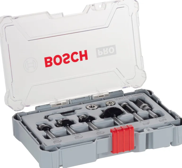 Coffret 6 fraises mixtes 8mm BOSCH PROFESSIONAL