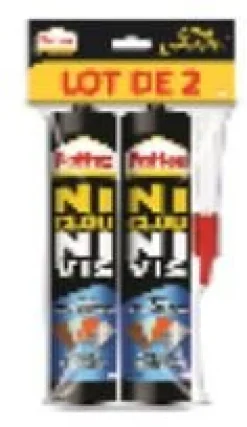 Colle de fixation ni clou ni vis 2 x 450g PATTEX