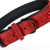 Collier pour chien cuir confort 14mm 23/30cm rouge ZOLUX