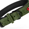 Collier pour chien cuir confort 16mm 29/36cm vert ZOLUX