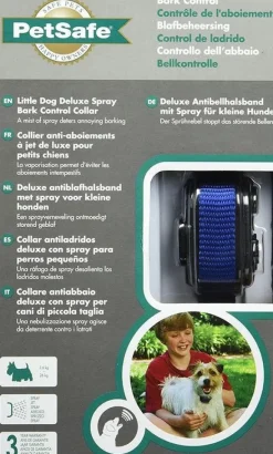 Collier anti-aboiement à spray pour petit chien PETSAFE