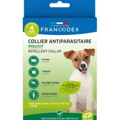 Collier insectifuge pour chiot/chien -de 10kg 35cm FRANCODEX