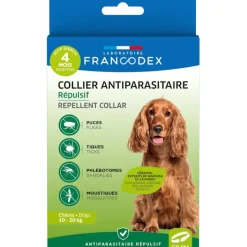 Collier insectifuge pour chien 10/20kg 60cm FRANCODEX