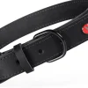 Collier pour chien cuir classique 25mm 39/49 cm noir ZOLUX