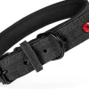 Collier pour chien cuir confort 18mm 33/39cm noir ZOLUX