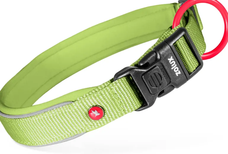 Collier pour chien nylon premium 15mm 30/35 cm kaki ZOLUX