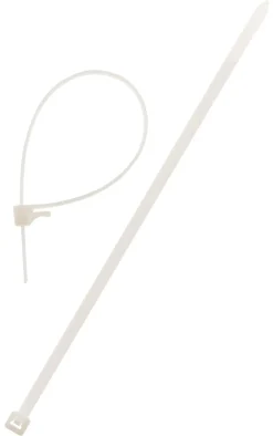 20 colliers de câblage 3,6x140mm blanc